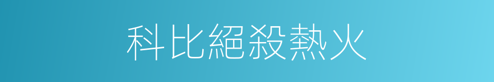 科比絕殺熱火的同義詞