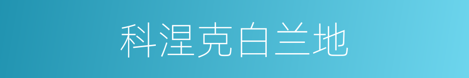 科涅克白兰地的同义词