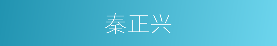 秦正兴的同义词
