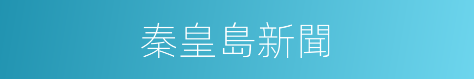 秦皇島新聞的同義詞