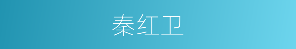 秦红卫的同义词