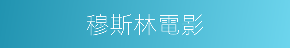 穆斯林電影的同義詞