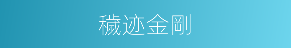 穢迹金剛的同義詞