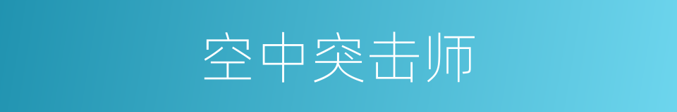 空中突击师的同义词