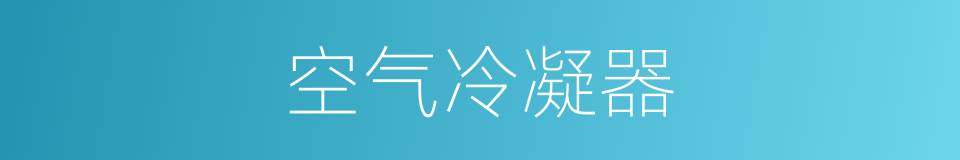 空气冷凝器的同义词