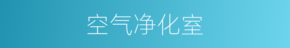 空气净化室的同义词