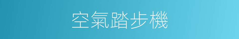 空氣踏步機的同義詞