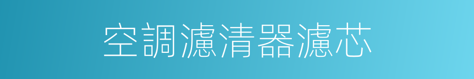 空調濾清器濾芯的同義詞