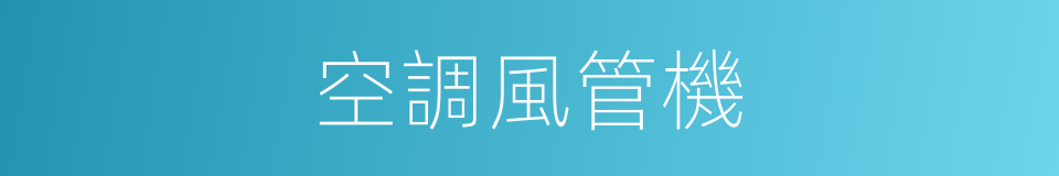 空調風管機的同義詞