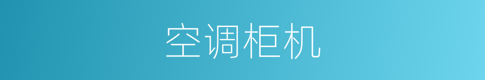 空调柜机的同义词