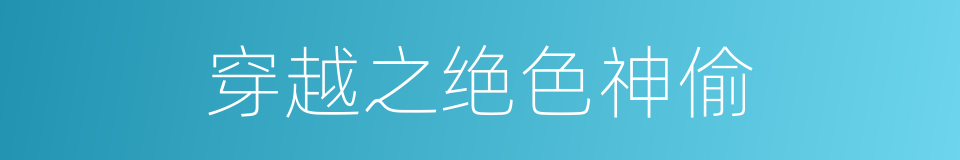 穿越之绝色神偷的同义词