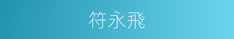 符永飛的同義詞