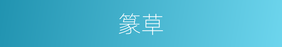 篆草的同义词