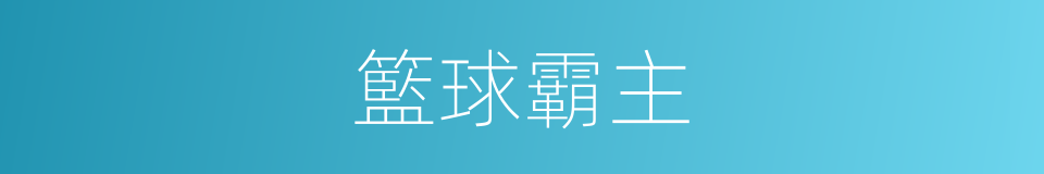 籃球霸主的同義詞