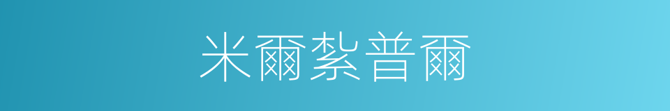 米爾紮普爾的同義詞