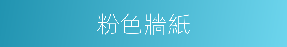 粉色牆紙的同義詞