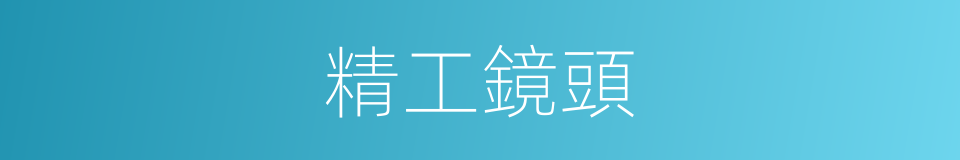 精工鏡頭的同義詞