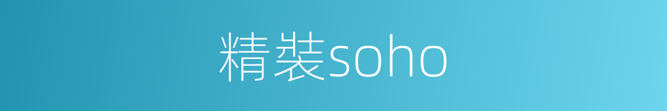 精裝soho的同義詞