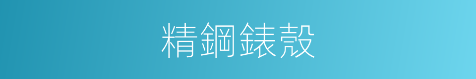 精鋼錶殼的同義詞