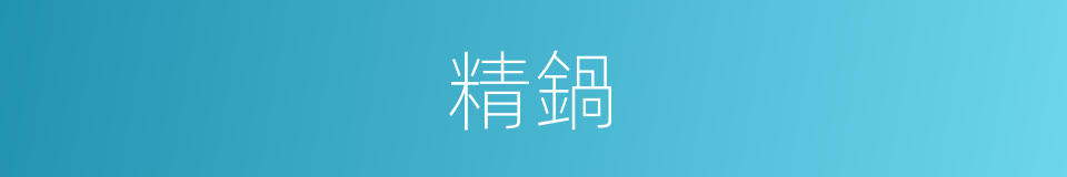 精鍋的同義詞