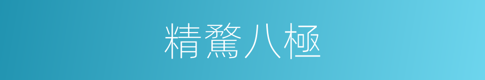 精騖八極的意思