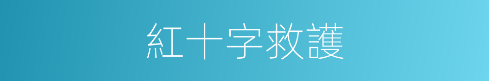 紅十字救護的同義詞