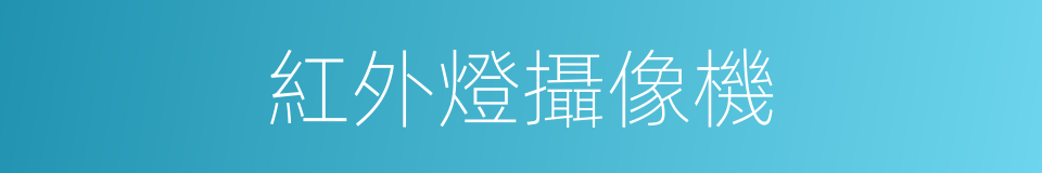 紅外燈攝像機的同義詞