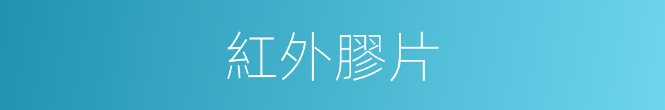 紅外膠片的同義詞