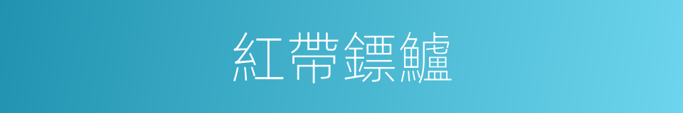 紅帶鏢鱸的同義詞