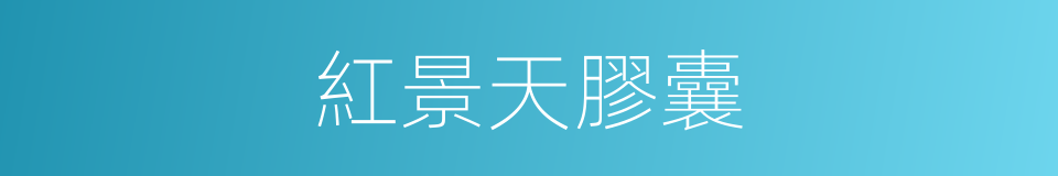 紅景天膠囊的同義詞