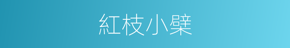 紅枝小檗的同義詞