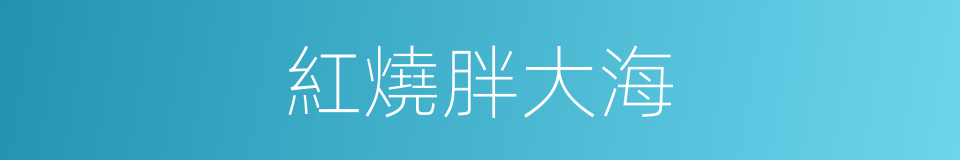紅燒胖大海的同義詞