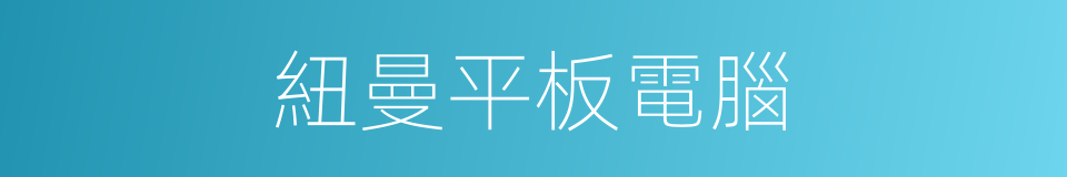 紐曼平板電腦的同義詞