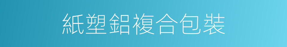 紙塑鋁複合包裝的同義詞