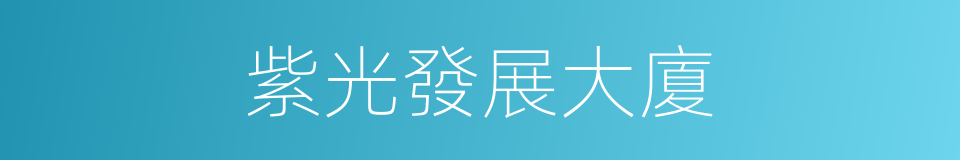 紫光發展大廈的同義詞