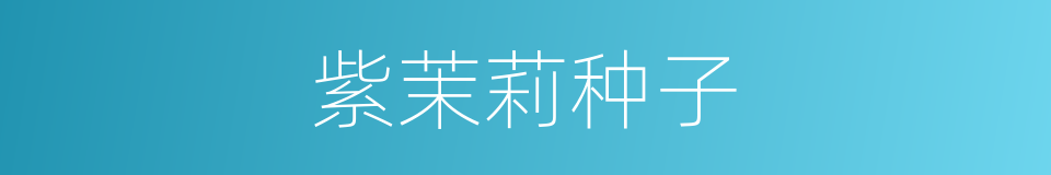 紫茉莉种子的同义词
