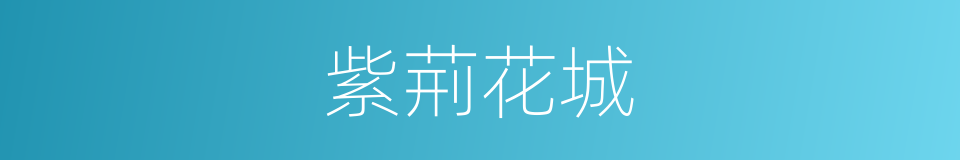 紫荊花城的同義詞