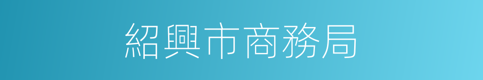 紹興市商務局的同義詞