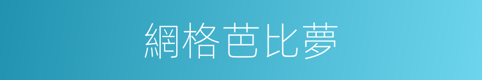 網格芭比夢的同義詞