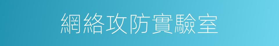 網絡攻防實驗室的同義詞