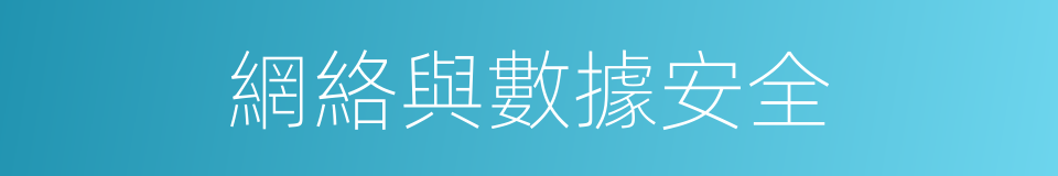 網絡與數據安全的同義詞