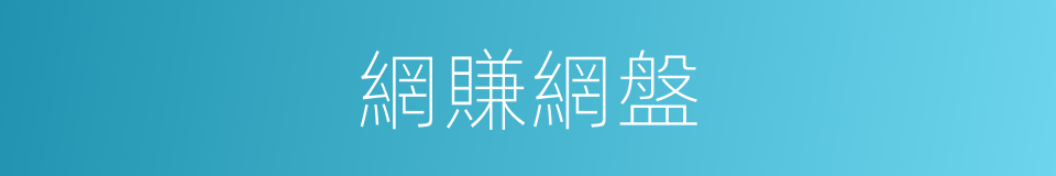 網賺網盤的同義詞