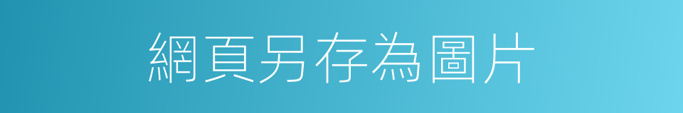 網頁另存為圖片的同義詞