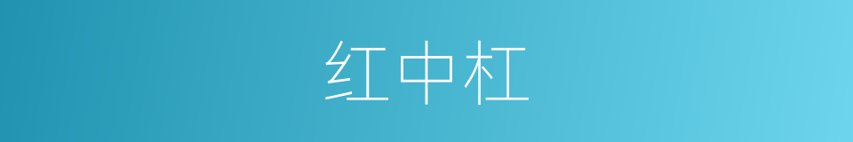 红中杠的同义词