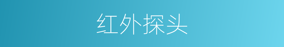红外探头的同义词