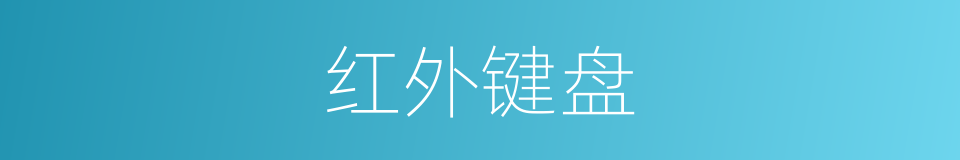 红外键盘的同义词