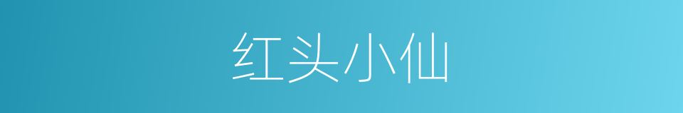 红头小仙的同义词