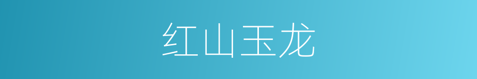 红山玉龙的同义词
