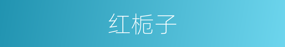 红栀子的同义词