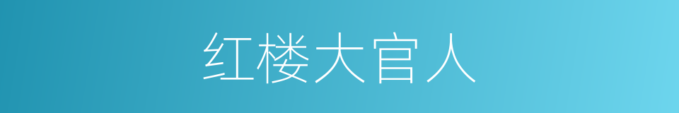 红楼大官人的同义词